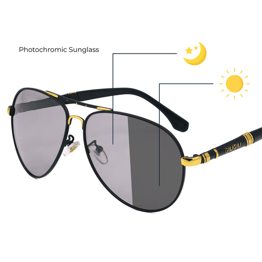 Photochromic Sunglass Polarized Sunglass | Photo Sun Sunglass | GC 999 A