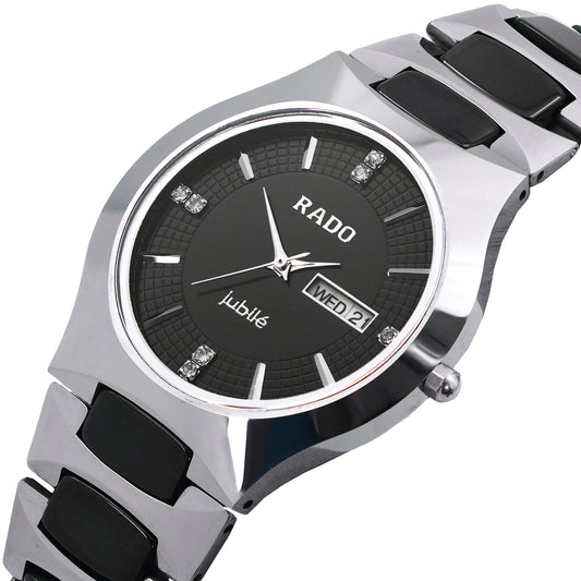 Premium Quality Rado Ceramic Stainless Steel Mix Quartz Watch | RAD Watch CS 51 B