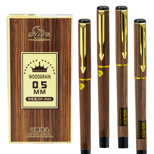 Gel Pen 777 | WOODGRAIN | 0.5 mm 12 PCS Pen