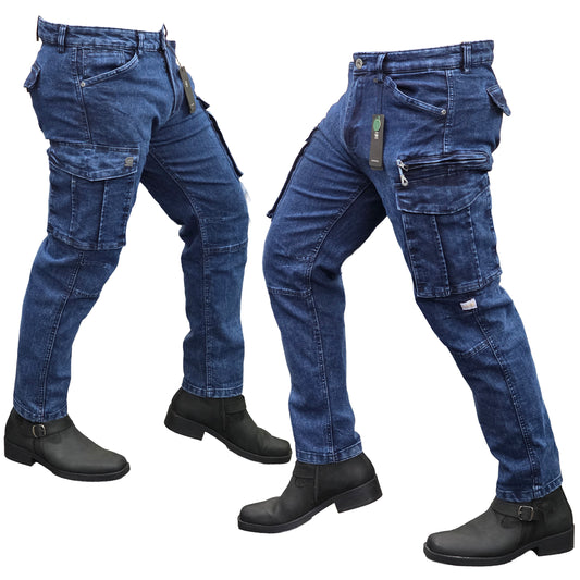 6 Large Pockets Stitch Denim Cargo Pant | DC Pant 02