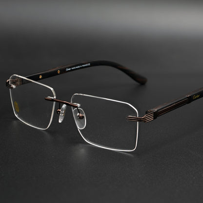 CARTIER Rimless Eye Glass | Optic Frame | CRTR Frame 45 C