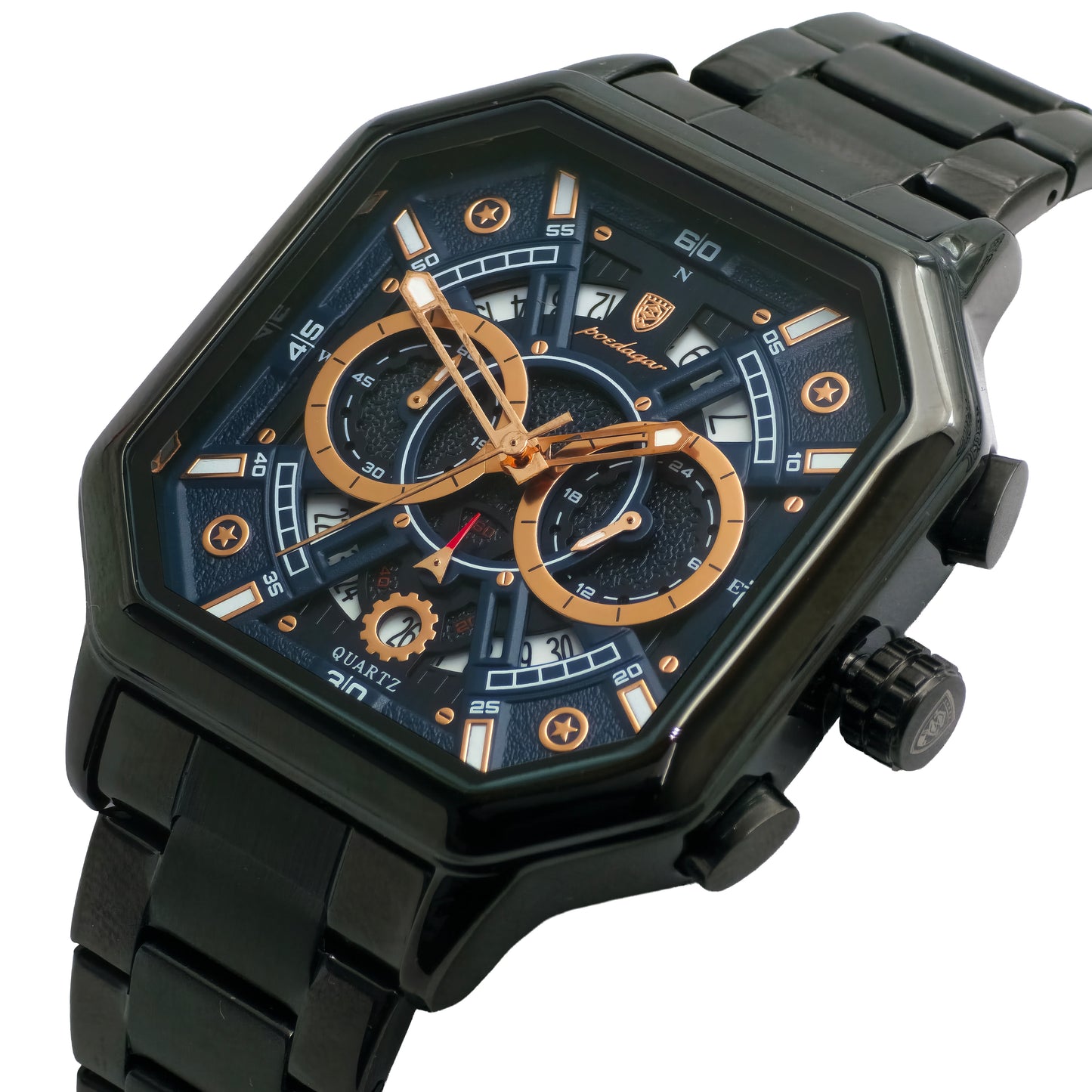 Premium Quality Quartz Watch | Poedagar 983 B