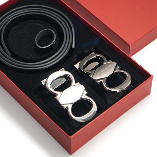 Two Manual Buckles Belt Set | Imported from China | FRDN Belt 333 A