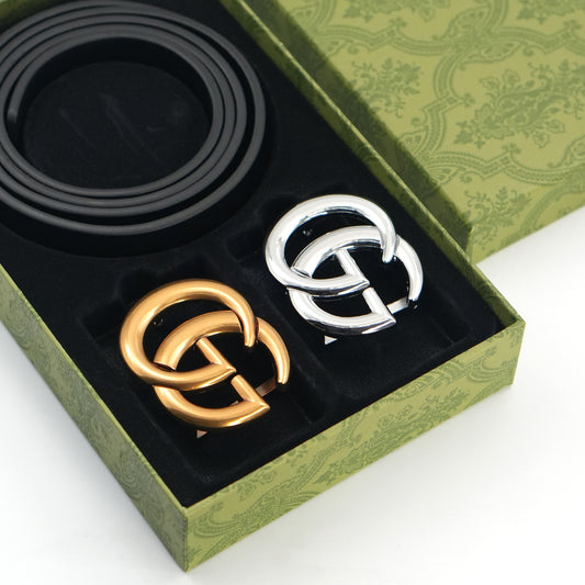 Two Manual Buckles Belt Set | Imported from China | GC Belt 333 A
