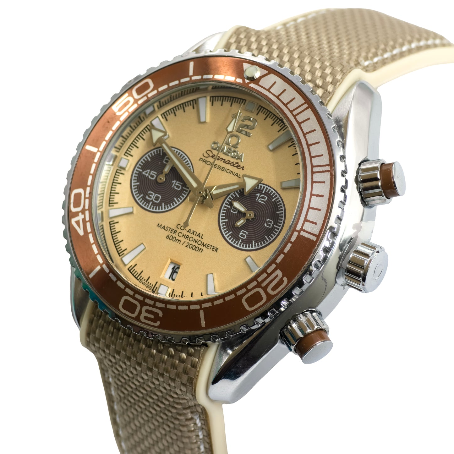 OMEGA Premium Quality Active Chronograph Quartz Watch | OMGA Watch CS 2007 O