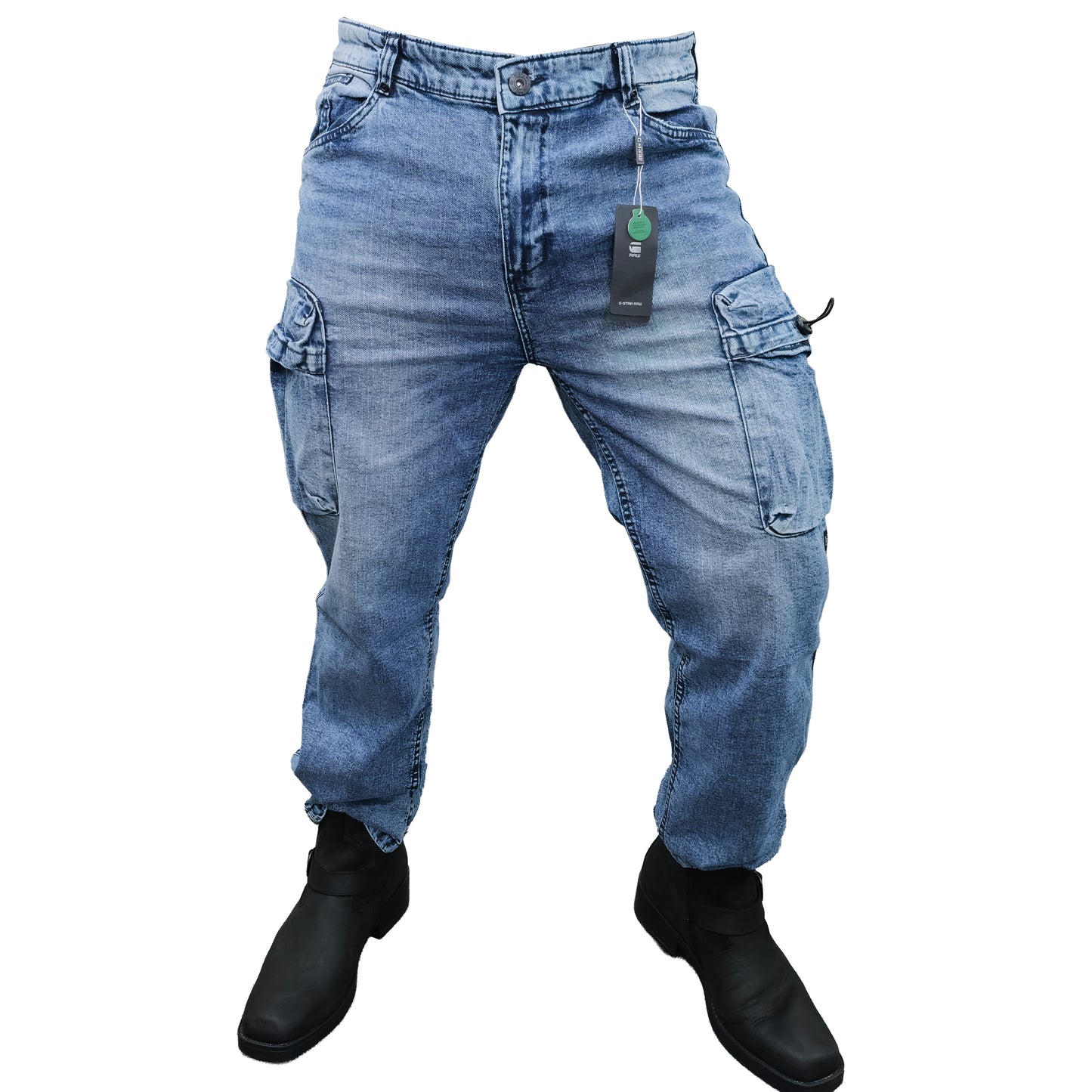 6 Large Pockets Stitch Denim Cargo Pant | DC Pant 04