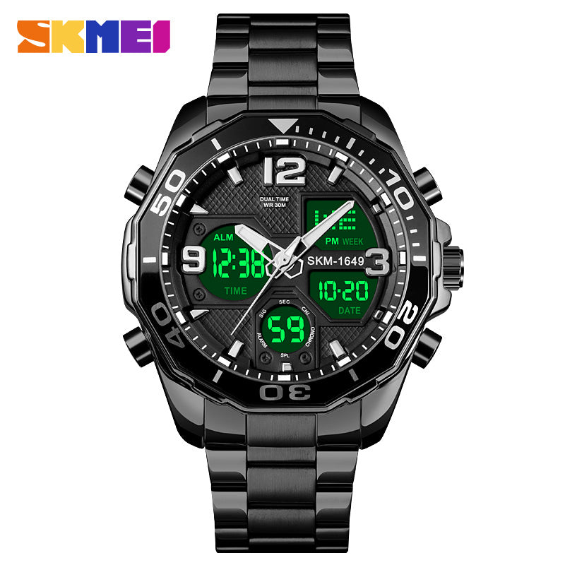 SKMEI 1649 Digital Analog LED Quartz Watch