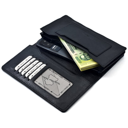 Premium Quality Magnetic Long Leather Wallet | JP Wallet 86 B