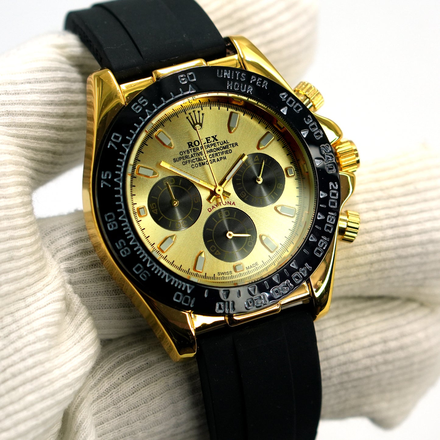 Premium Quality Day Tona Chronograph Quartz Watch | RLX Watch DT 50 D