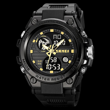 SKMEI Multifunction Dual Time Chrono Date Quartz Watch | SKMEI 2031