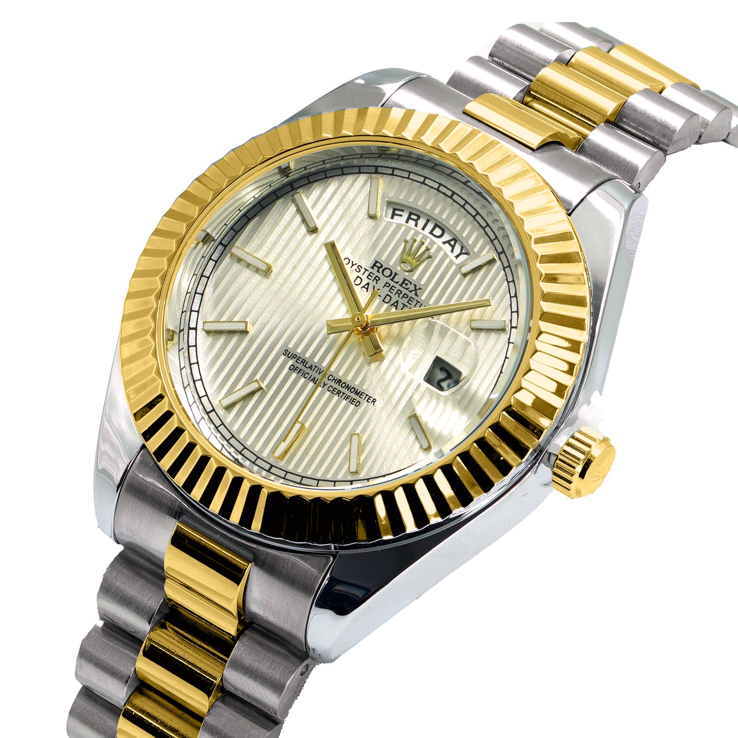 Premium Quality Full Day Date Quartz Watch | RLX Watch A46 K