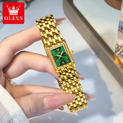 Original OLEVS Ladies Quartz Watch |  100% Authentic | OLEVS Watch 3700 Green