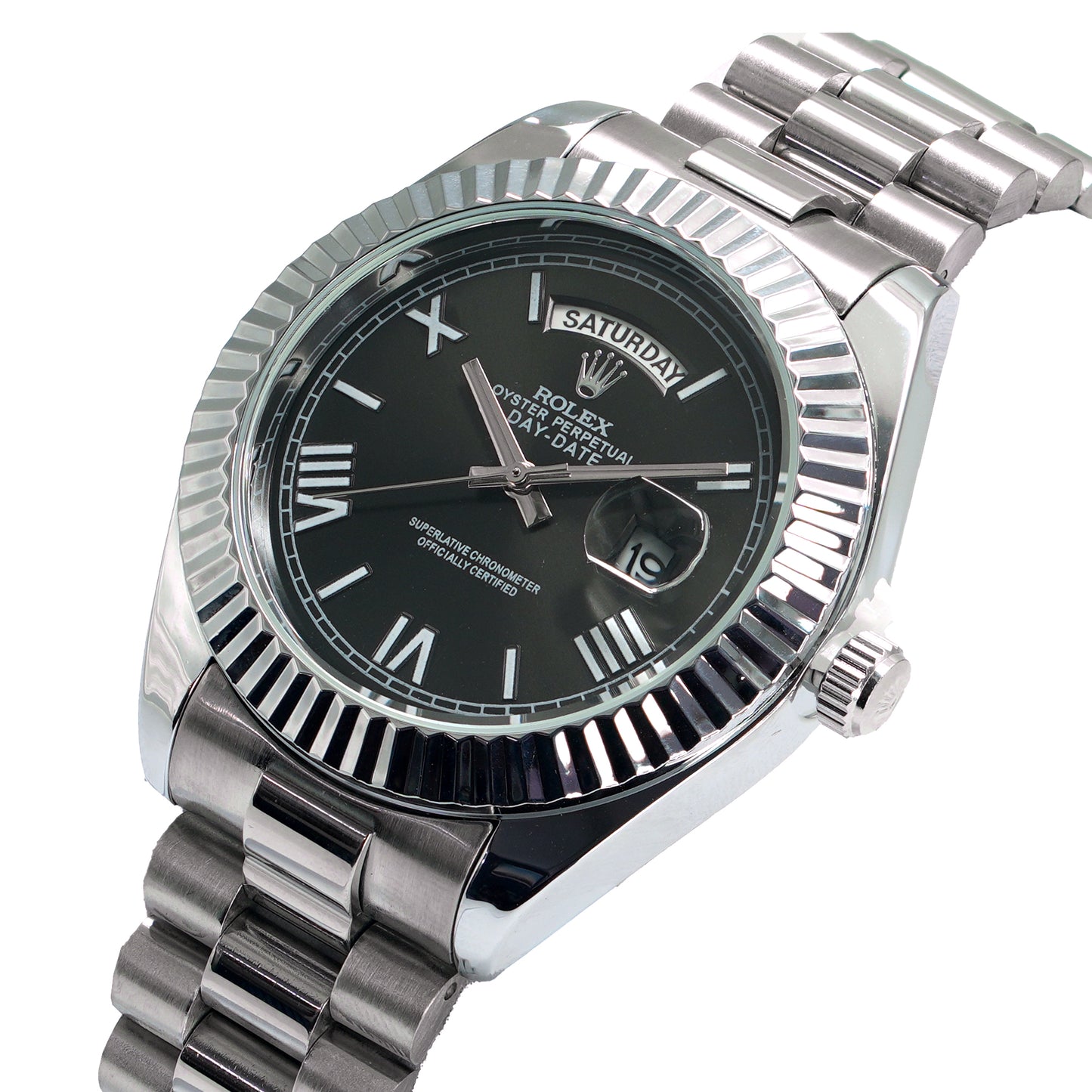 Premium Quality Full Day Date Quartz Watch | RLX Watch A46 D