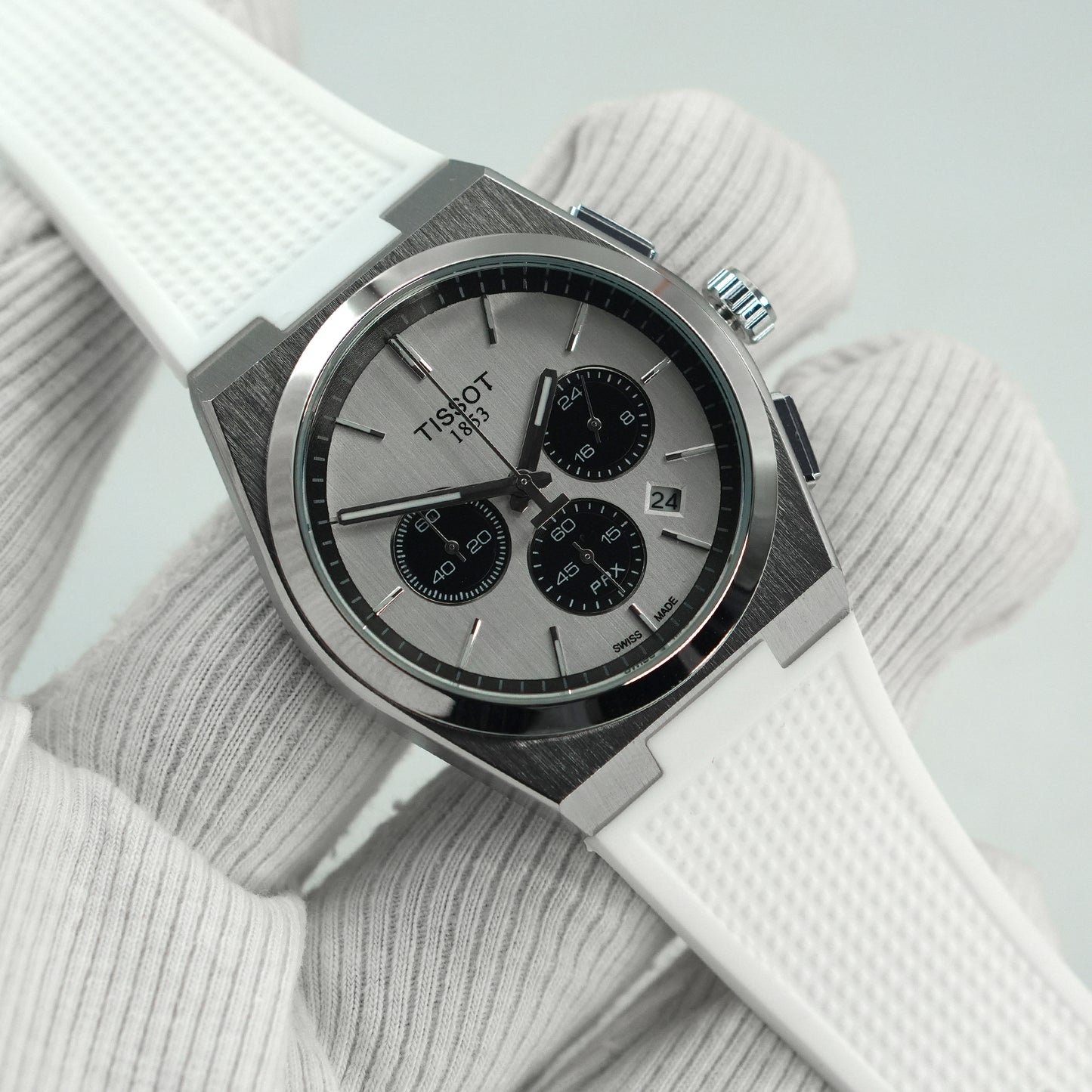 11:11 Offer | Tissot Premium Quality PRX Chronograph Quartz Watch | TST CN 30 E