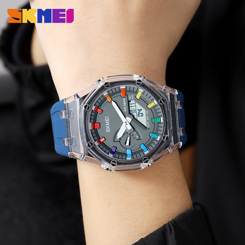 SKMEI 2100 New Fashion Digital Analog Quartz Watch