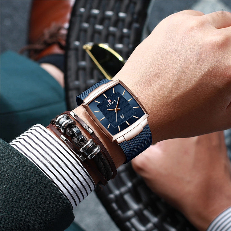 REWARD Business Blue Design Men's Quartz Watch | Reward Watch 1001
