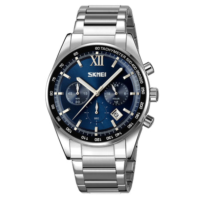 Original SKMEI Watch | 100% Authentic | SKMEI 9096 Silver Blue