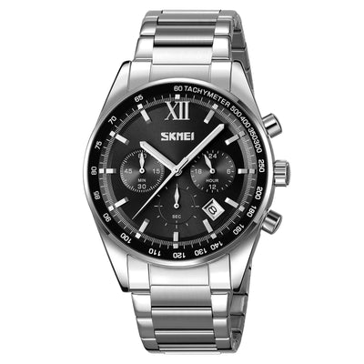 Original SKMEI Watch | 100% Authentic | SKMEI 9096 Silver Black