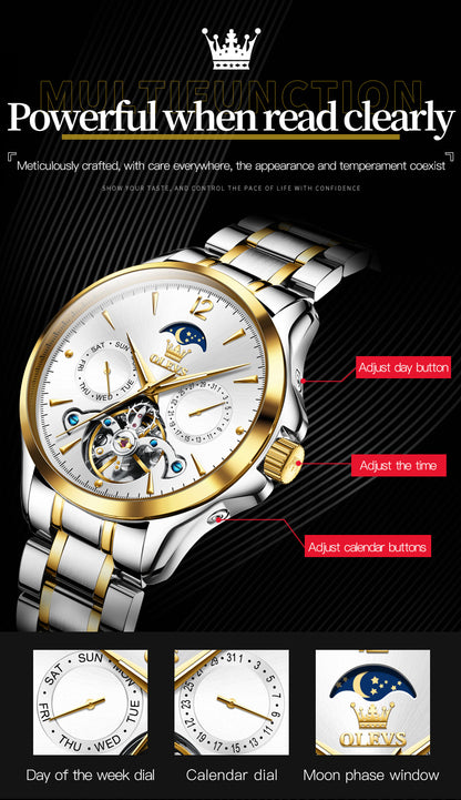 OLEVS Tourbillon Automatic Mechanical Watch | OLEVS Watch 26