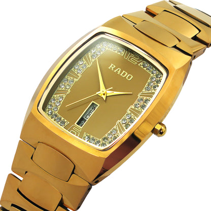 Premium Quality Rado Ceramic Stainless Steel Mix Quartz Watch | RAD Watch CS 52 A