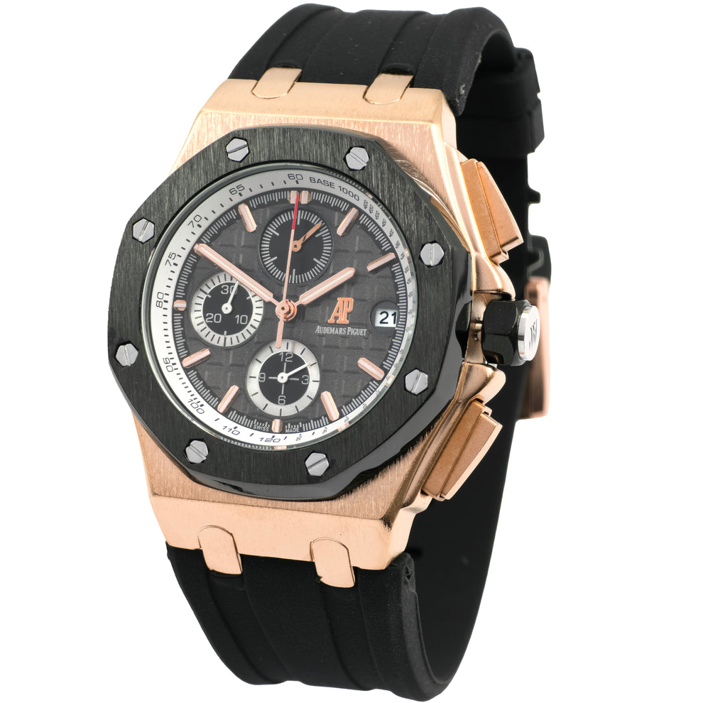 Ap Watch Set Premium Quality Audemars Piguet Chronograph Quartz Watch | AP Watch 36 ...