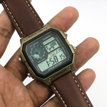 Casio Steel Body Digital Quartz Watch | CASIO C12 A