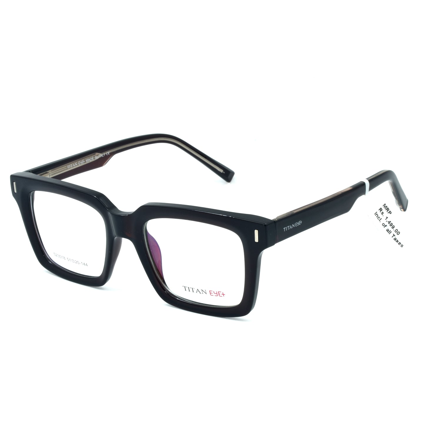 Indian Premium Quality Eye Glass | Optic Frame | Eyeware | TTN Frame 1001 B