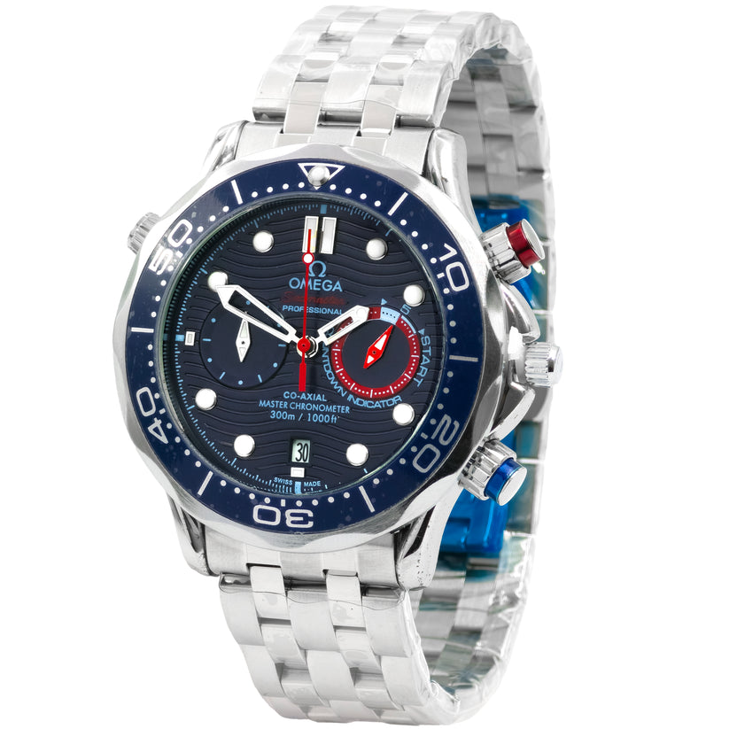 OMEGA Premium Quality Active Chronograph Quartz Watch | OMGA Watch 101 ...
