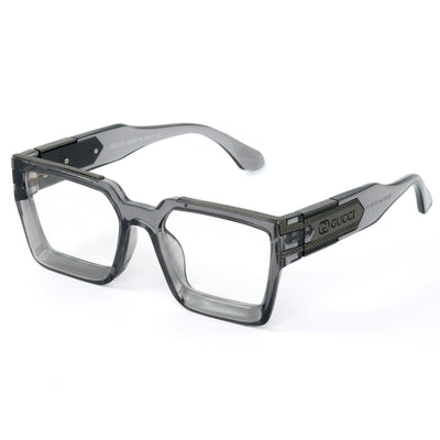 Oversized Square Geometric Acetate Eyewear | GC Frame 66 D