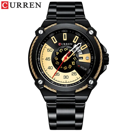 CURREN Watch | 100% Authentic | Curren 8345 Black