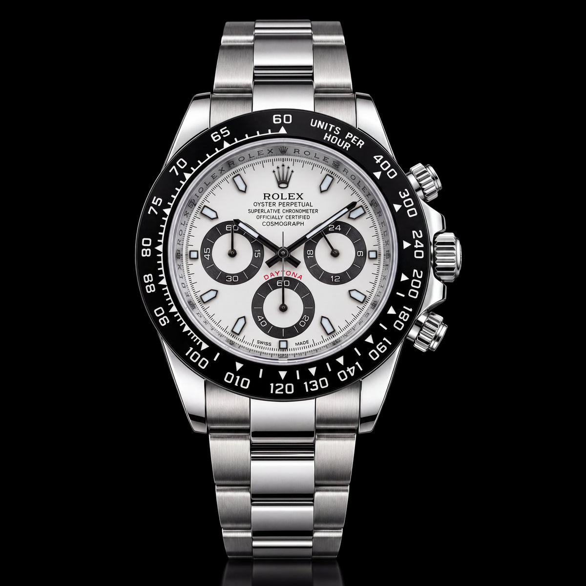 ROLEX Day Tona Chronograph Quartz Watch | RLX Watch DT 68 F