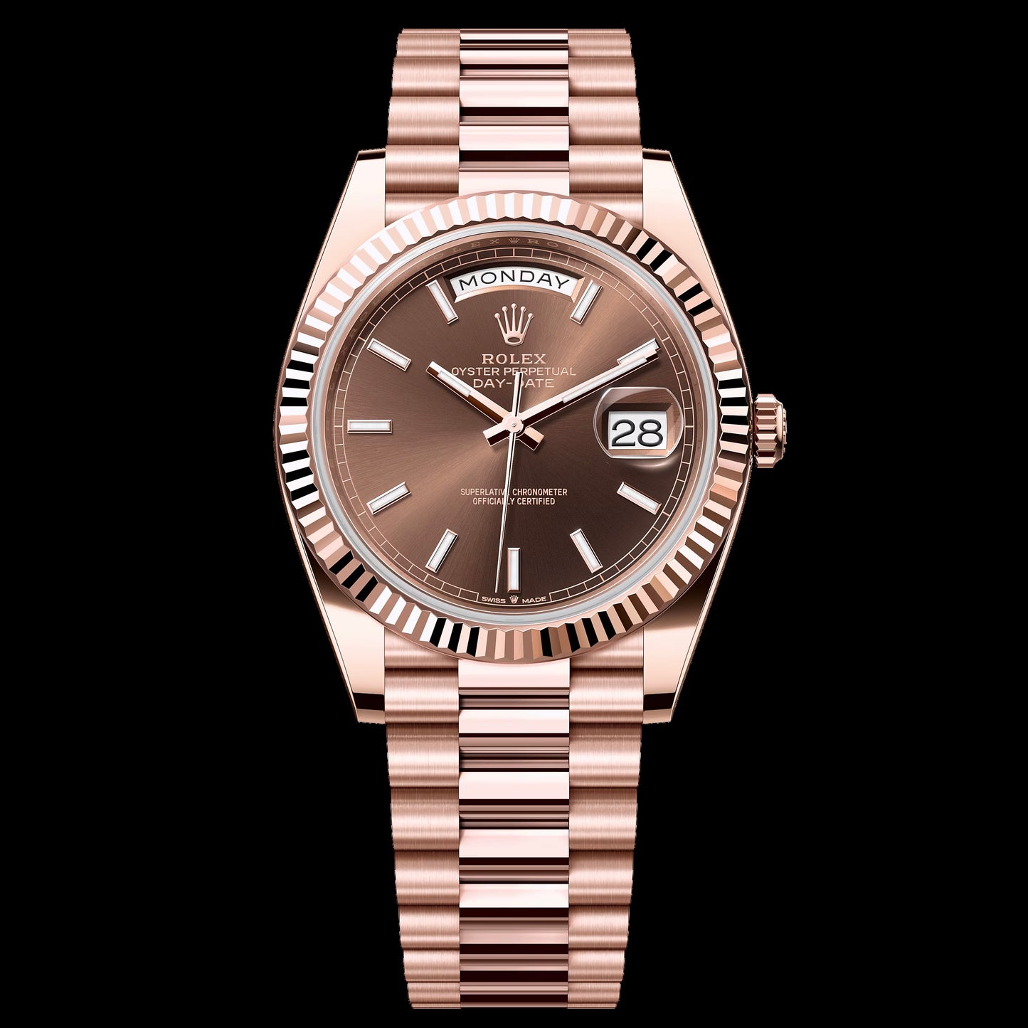 ROLEX Watch Day Date 40 Rose Gold