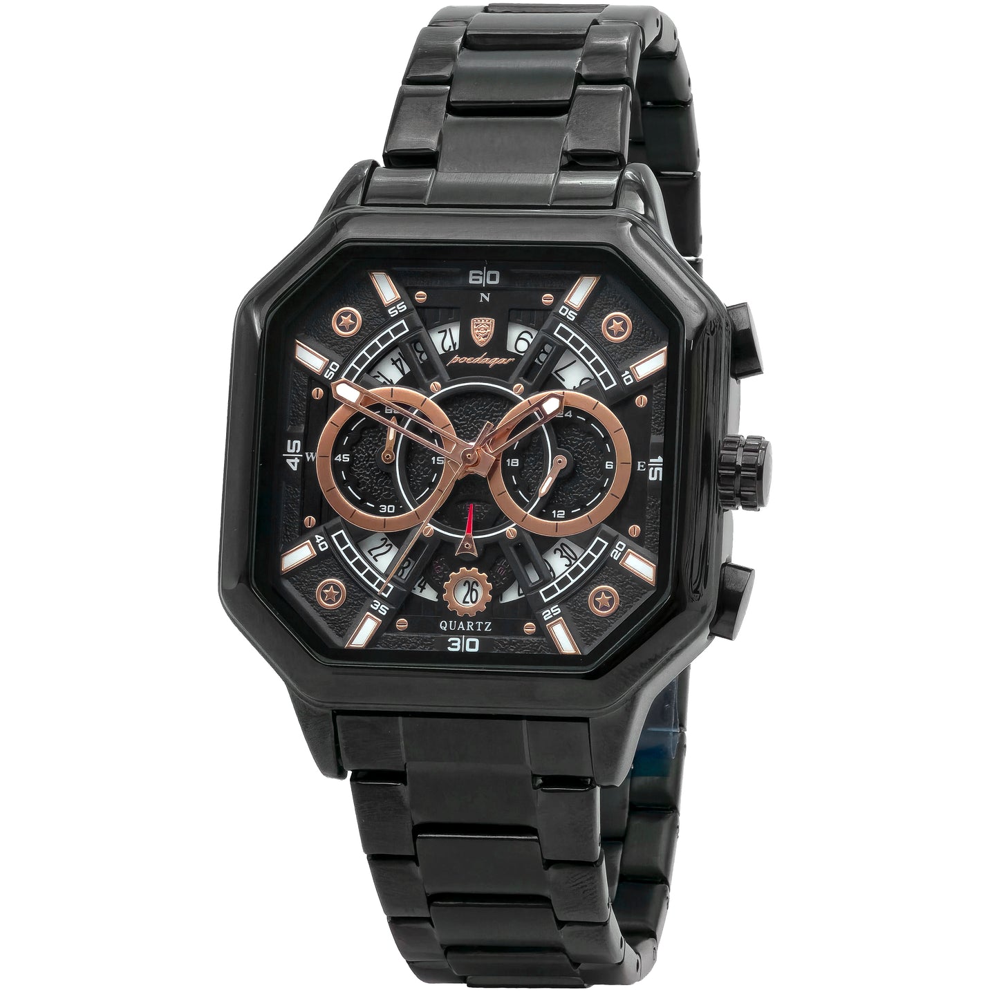 Premium Quality Quartz Watch | Poedagar 983 A
