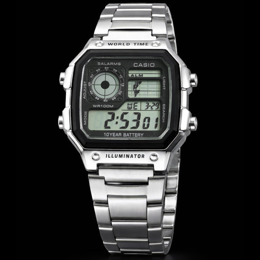 Casio Steel Body Digital Quartz Watch | CASIO 100 A