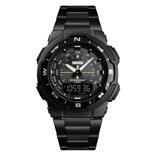SKMEI Multifunction Dual Time Quartz Watch | SKMEI 1370