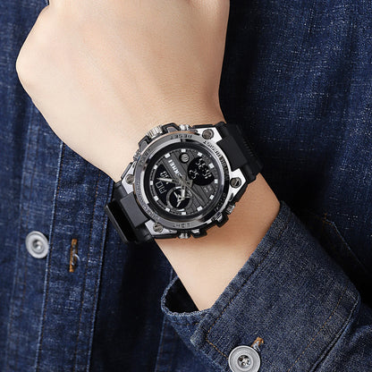 SKMEI Multifunction Dual Time Chrono Date Quartz Watch | SKMEI 2031