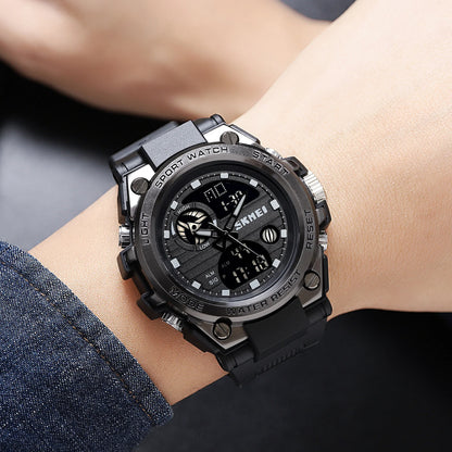 SKMEI Multifunction Dual Time Chrono Date Quartz Watch | SKMEI 2031