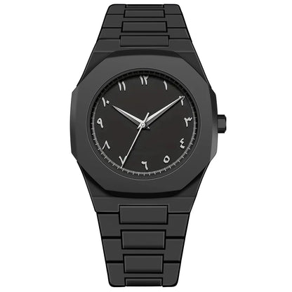 Minimalist Light-Weight Silicone Strap Arabic Numeral Dial Watch | Arabic Watch 05 A