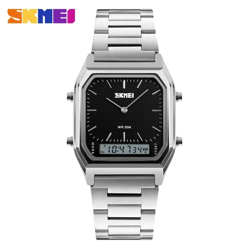 Classic Stylish SKMEI Dual Time Watch | SKMEI 08