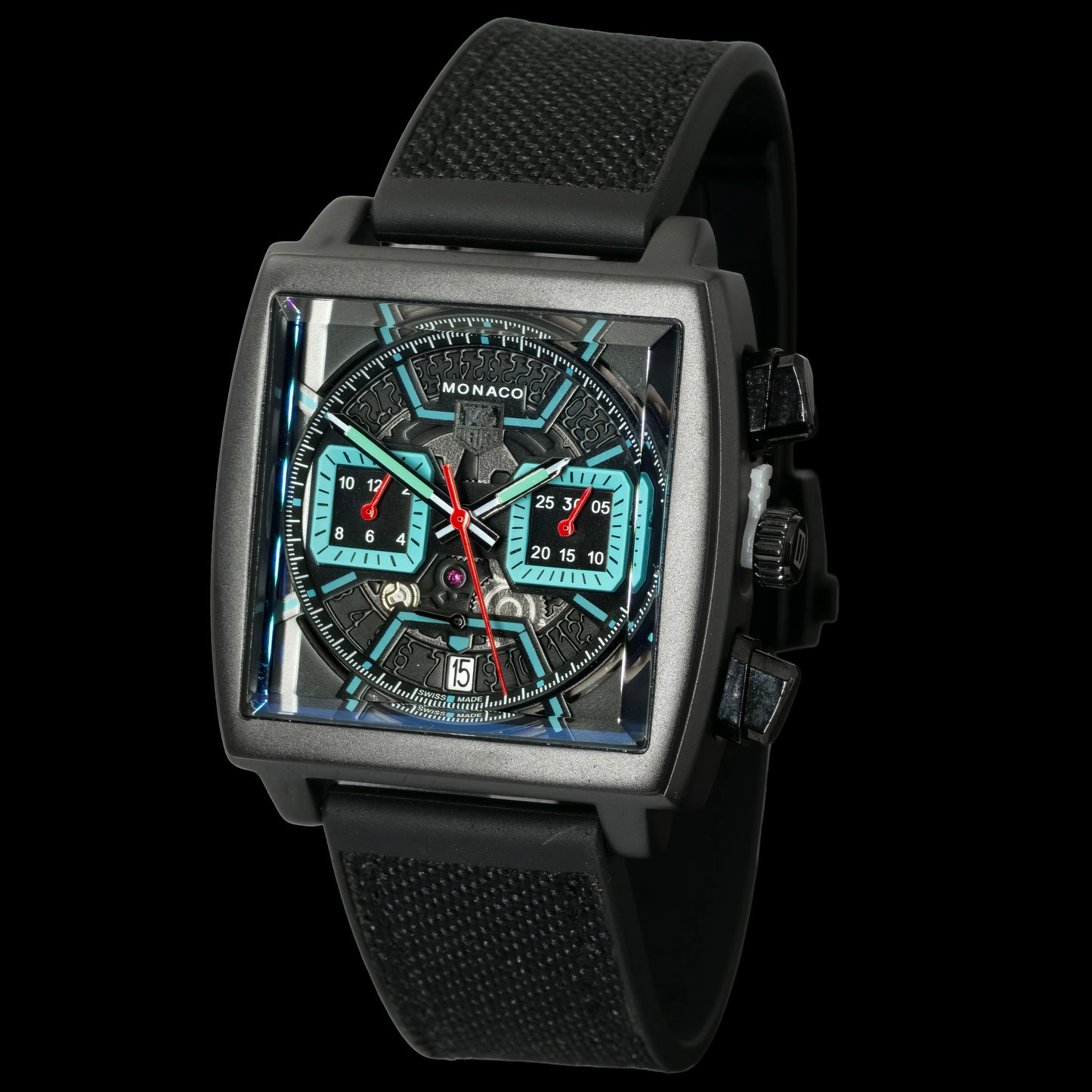 TAG HEUER MONACO Active Chronograph Watch | MNC Watch 1005 A