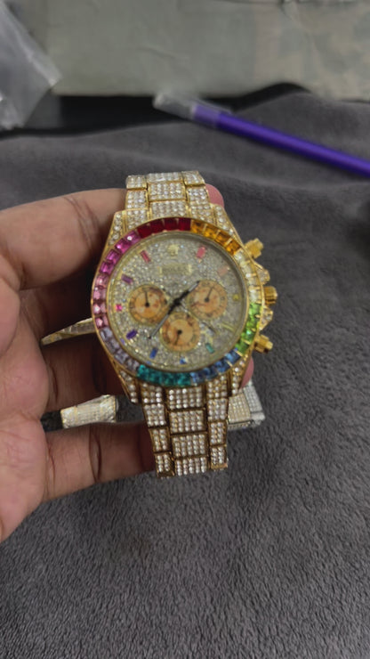 Stylish Day Tona Stone Watch | RLX Watch 18