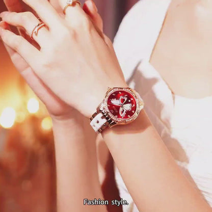 Original OLEVS Ceramic Ladies Quartz Watch |  100% Authentic | OLEVS L 5610 A