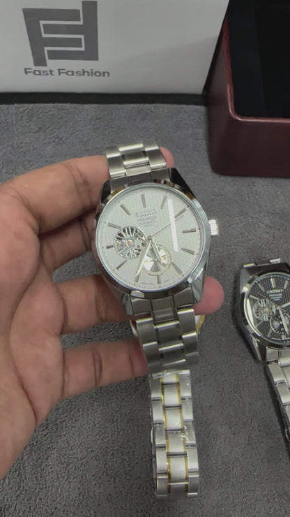Stylish SEIKO Mechanical Watch | SKO Watch M12 D