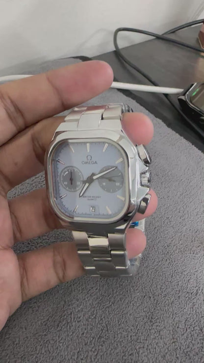 OMEGA Premium Quality Square Shape Quartz Watch | OMGA Watch SQR 25 B