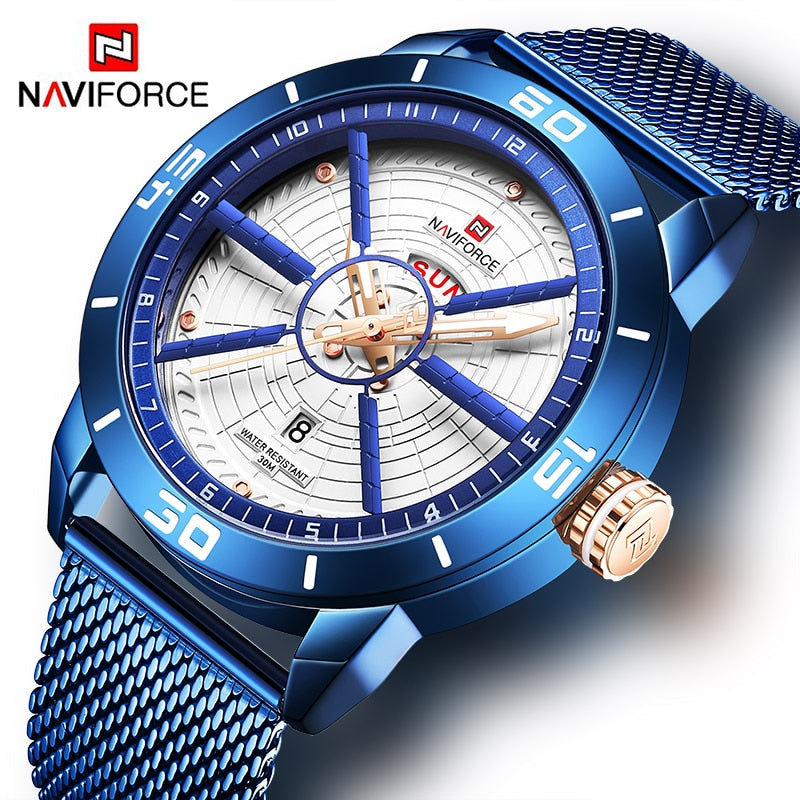 NAVIFORCE Luxury Sport Waterproof Quartz Watch for Men | NF 11