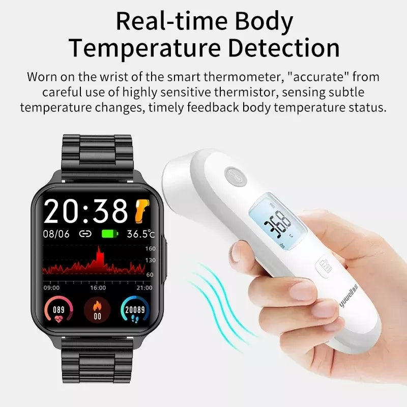 Lige Body Temperature Smart Watch | Lige 21