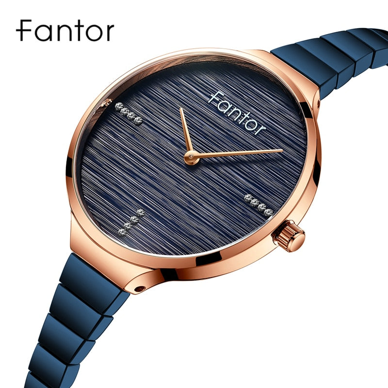 Original Fantor Luxury Mesh Steel Waterproof Quartz Watch for Women | Fantor 30
