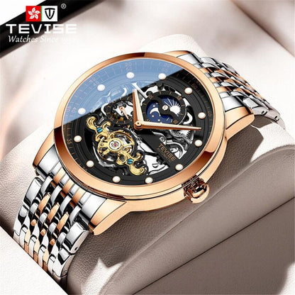 Original Tevise Mechanical Automatic Premium Quality Watch - Tevise 18