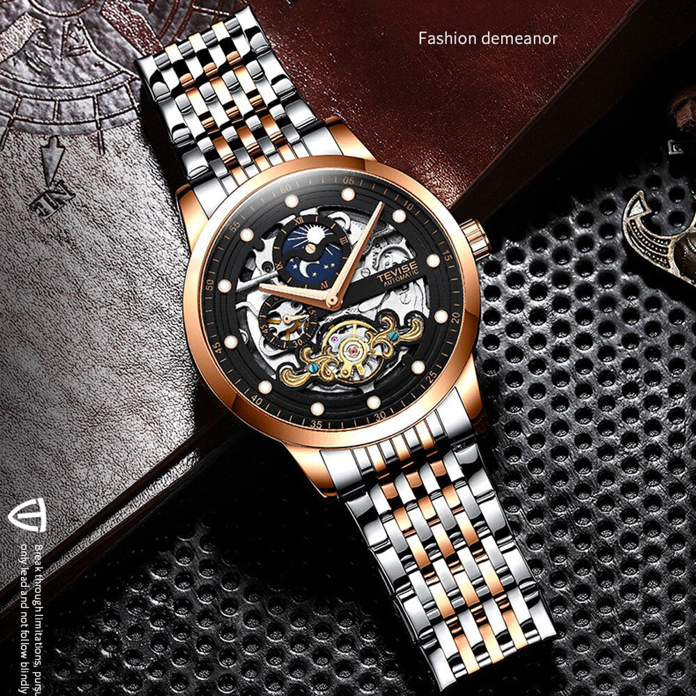 Original Tevise Mechanical Automatic Premium Quality Watch - Tevise 18