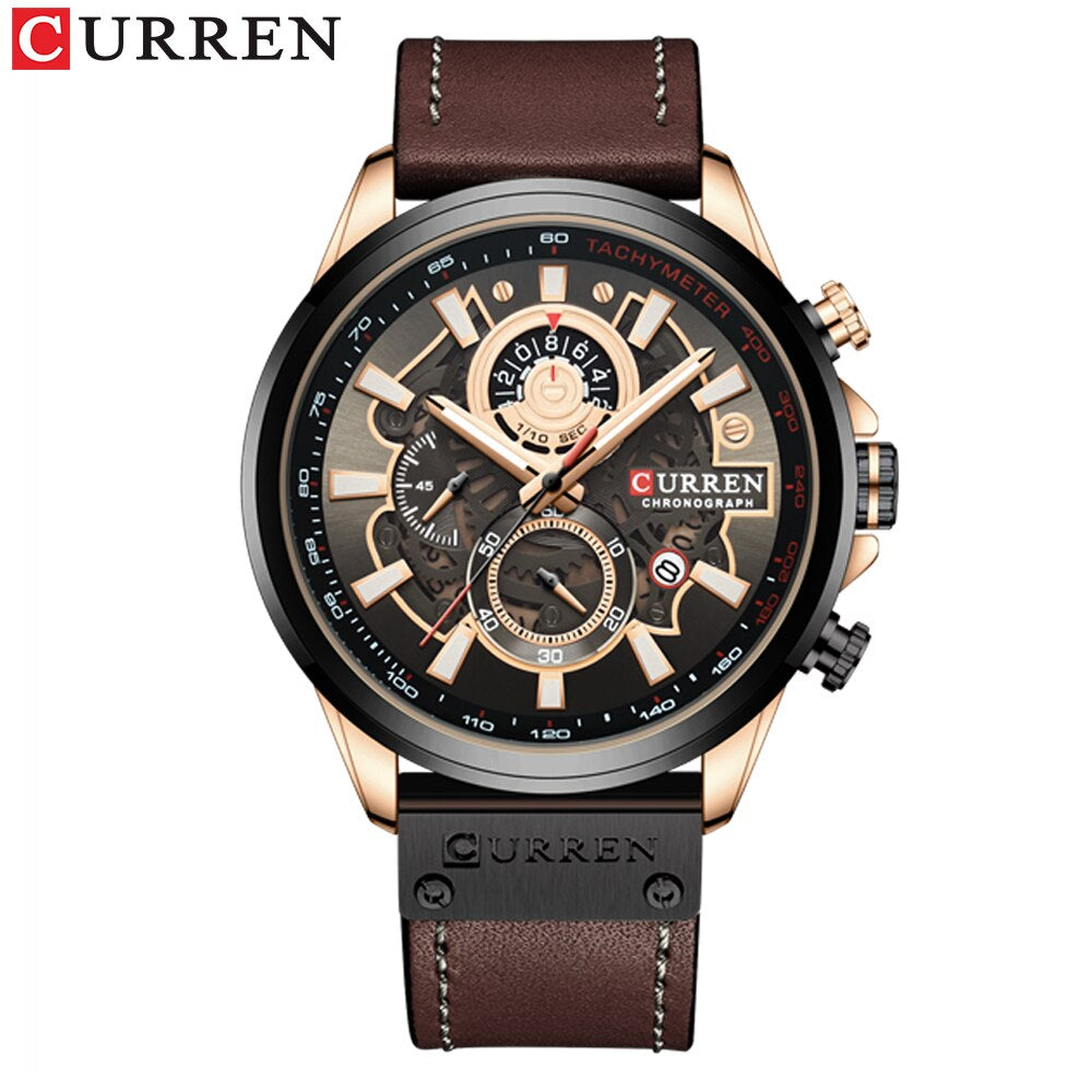 Original Trendy Stylish Stainless Steel CURREN Watch - Curren 63